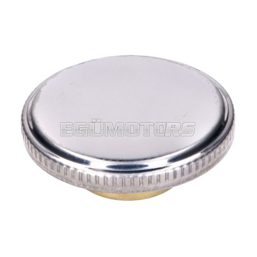 Tank cap (without lock) 39mm chrome for Honda S90, CS90, XL100 SZ, CB50, CB125, MT50, G400, SY125, S100