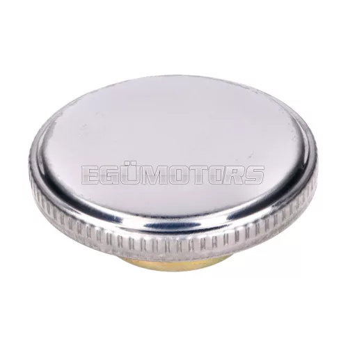 OEM Standard tanksapka (zár nélkül), 39mm, krómozott, Honda S90, CS90, XL100 SZ, CB50, CB125, MT50, G400, SY125, S100