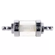101 Octane benzinszűrő krómozott, levehető, 6mm