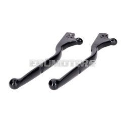   Brake lever set glossy black for Vespa GTS 125 (ZAPMD3202, ZAPMD3203), Vespa GTS 300 HPE (ZAPMD3103, ZAPMD3104)