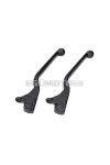 Brake lever set aluminum black matt for Vespa GTS 125, Vespa GTS 300 HPE