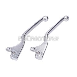   Brake lever set aluminum, silver for Vespa GTS 125, Vespa GTS 300 HPE