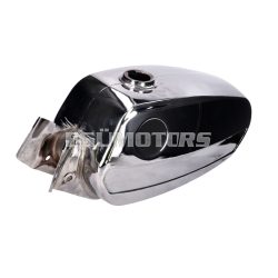   chrome-plated fuel tank for Zündapp type 517, KS50, C50, GTS50