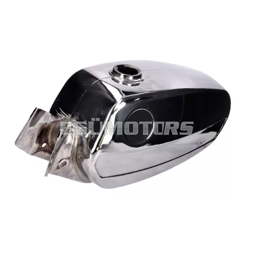 OEM Standard krómozott üzemanyagtartály, Zündapp 517 típus, KS50, C50, GTS50