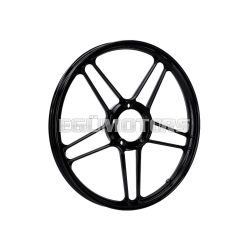   Wheel aluminum black glossy 17 inch black front, rear for Puch Maxi