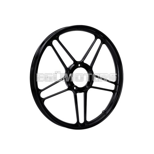 Wheel aluminum black glossy 17 inch black front, rear for Puch Maxi