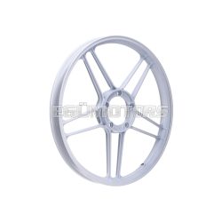   Wheel aluminum white glossy 17 inch black front, rear for Puch Maxi