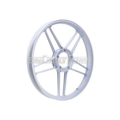 Wheel aluminum white glossy 17 inch black front, rear for Puch Maxi