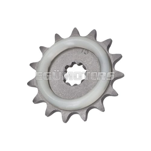 Chain sprocket 15 teeth with rubber ring for Puch Maxi