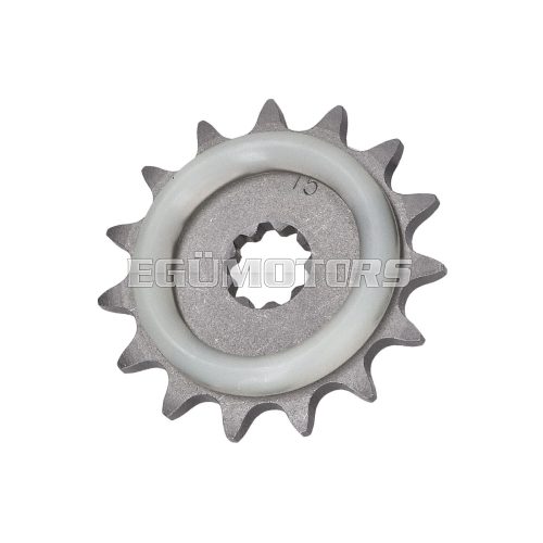 OEM Standard Lánckerék 15 fogú, gumigyűrűvel, Puch Maxihoz