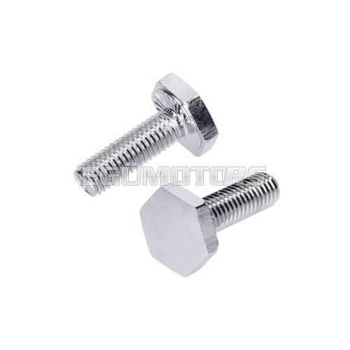 Chrome screw set for top telescopic fork for Puch Maxi