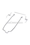 Luggage carrier clamp DMP chrome for Hercules, Sachs, Prima 5