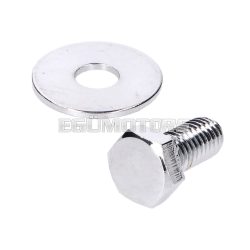 Screw with chrome sealing ring for Kreidler