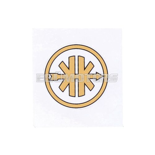 OEM Standard Matrica, fekete/arany, 3,5 cm, Kreidler