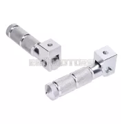 101 Octane utas lábtartó készlet CNC, ezüst, Beta RR 50 (tartóval)