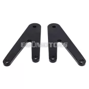 101 Octane utas lábtartó készlet CNC, fekete, tartóval, Beta RR 50, RR 125