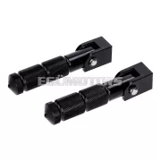 101 Octane utas lábtartó készlet CNC, fekete, tartóval, Beta RR 50, RR 125