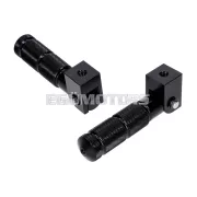 101 Octane utas lábtartó készlet CNC, fekete, tartóval, Beta RR 50, RR 125