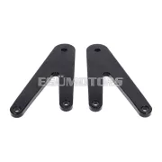 101 Octane utas lábtartó készlet CNC, piros, Beta RR 50 (tartóval)