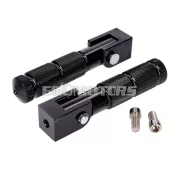 101 Octane utas lábtartó készlet CNC, fekete, Beta RR 50, RR 125 (2021-től)