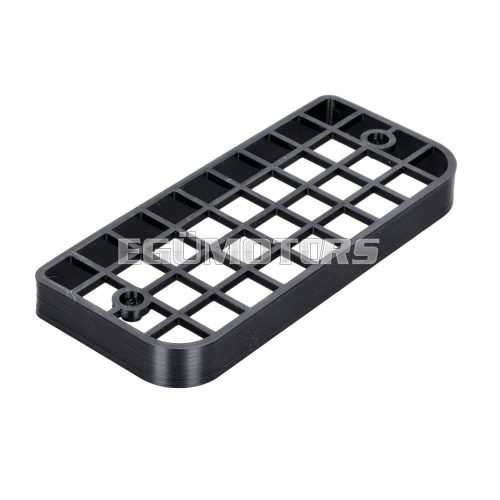 OEM Standard Lámparács szögletes, hátsó lámpához (ABS műanyag), fekete, Piaggio Ciao P/PX