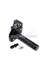 101 Octane rövid löketű gázmarkolat, fekete, CNC, 22 mm-es kormányhoz, robogó, moped