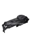 Black variator cover for Piaggio Zip 4T, Vespa LX, ,LXV, S