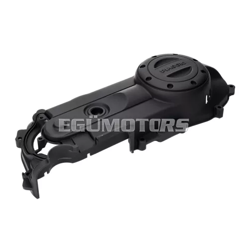 OEM Standard fekete variátorfedél, Piaggio Zip 4T, Vespa LX, LXV, S
