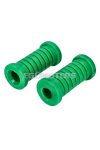 Footrest rubber set pillion D=35mm edge =43mm total=91mm green for Simson