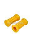 Footrest rubber set D=22mm yellow for Simson