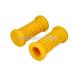 Footrest rubber set D=22mm yellow for Simson