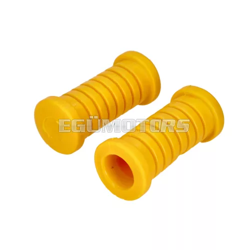 OEM Standard lábtartó gumi szett, D=22mm, sárga, Simson