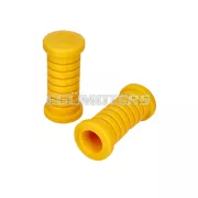 OEM Standard lábtartó gumi szett, D=22mm, sárga, Simson