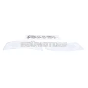 OEM Standard matrica készlet 3D fekete, 4 darab, Gilera Runner 50 / 125 / 180