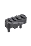 OEM Standard lábtartó gumi jobb, 2.1x6.7x4 mm, fekete, Derbi Senda