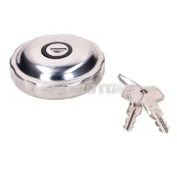 Tanksapka zárható 40mm, krómozott, Puch Maxi, Tomos