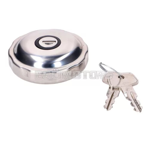 Tanksapka zárható 40mm, krómozott, Puch Maxi, Tomos