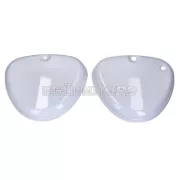 B-minőségű üzemanyagtartály és oldalburkolat készlet, fehér, Simson S50, S51, S70