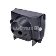 Fényszóró szögletes 15x20x19cm, fekete, Kreidler Florett RMS-S, RS
