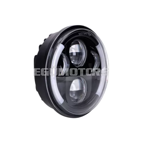 Fényszóró LED Custom D=146mm 5.75" V4, Simson S50, S51, S70, S53, S83 Enduro