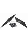 Spoke set 16 inch black for Simson S50, S51, S70, S53, S83 Enduro