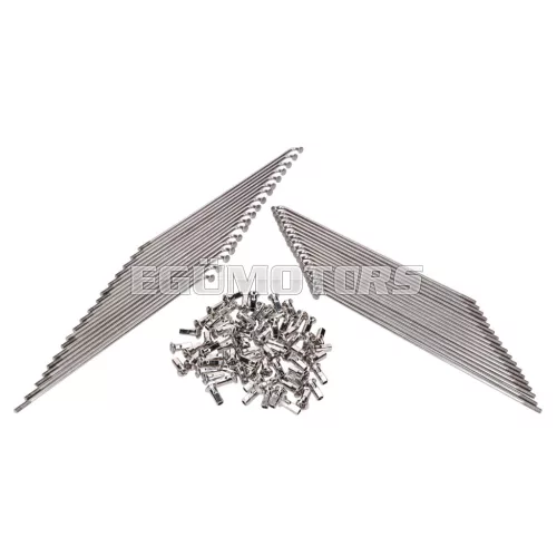 Küllőkészlet 171mm / 177mm, rozsdamentes acél, Simson S50, S51, S70, S53, S83 Enduro