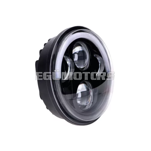 Fényszóró LED Custom D=146mm 5.75" V3, Simson S50, S51, S70, S53, S83 Enduro