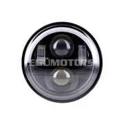 Fényszóró LED Custom D=146mm 5.75" V3, Simson S50, S51, S70, S53, S83 Enduro