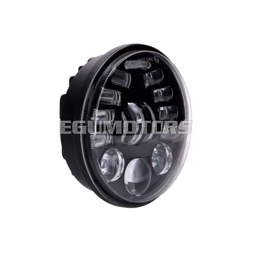 Fényszóró LED Custom D=146mm 5.75" V7, Simson S50, S51, S70, S53, S83 Enduro