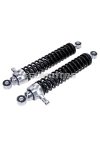 Shock absorber set 360mm adjustable black/silver for Simson S51, S70, S53,