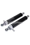 Lengéscsillapító készlet 360mm, állítható, fekete/ezüst, Simson S51, S70, S53