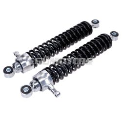   Shock absorber set 360mm adjustable black/silver for Simson S51, S70, S53,