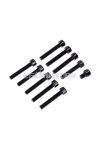 Screw set M6 black anodized engine cover for Simson S50, S51, S70, S53, S83 Enduro