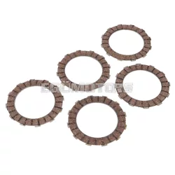   Kuplungtárcsa súrlódótárcsa készlet, 5 darab, Simson S50, S51, S70, S53, S83 Enduro